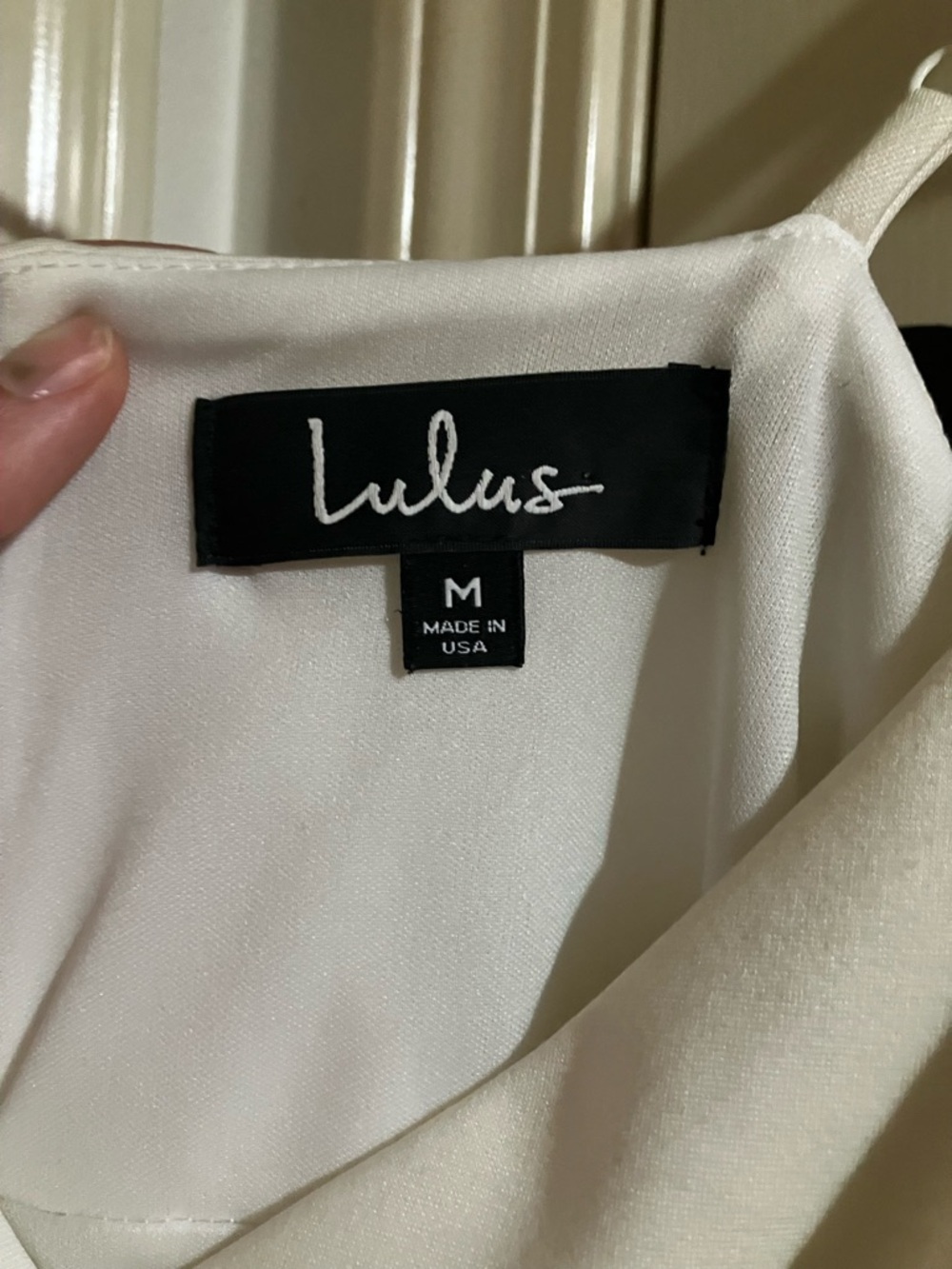 Lulu's White Ruffled Mini Slip Dress - Picture 4 of 4